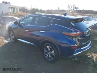 2020 Nissan Murano S with VIN 5N1AZ2AJ3LN152063, listed as a IAAI auction lot 41376186 with 85,022 mi miles. Bid and sale history available at carsss.com. Image 3.