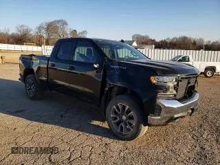 2020 Chevrolet Silverado 1500 LT with VIN 1GCRYDED3LZ135203, listed as a Copart auction lot 48203185 with 50,589 mi miles and Salvage Title. Bid and sale history available at carsss.com. Image 10.