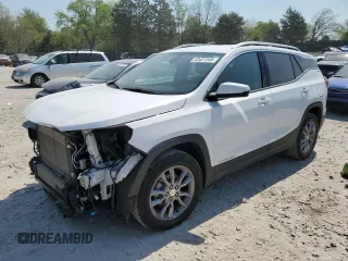 2022 GMC Terrain SLT with VIN 3GKALPEV5NL183239, listed as a Copart auction lot 53427345 with 67,117 mi miles and Salvage title. Bid and sale history available at DreamBid. Image 1.