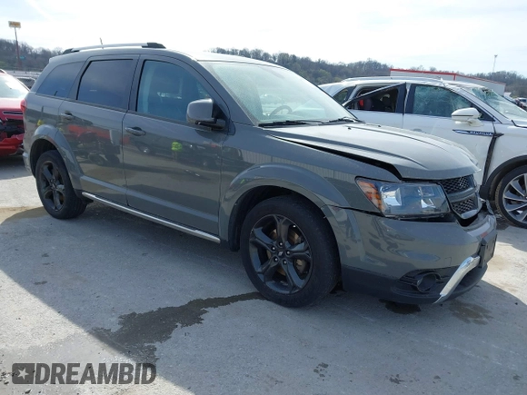 2020 Dodge Journey Crossroad with VIN 3C4PDCGB9LT268385, listed as a IAAI auction lot 41856454 with 93,111 mi miles and . Bid and sale history available at carsss.com. Image 1.