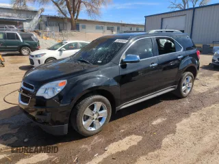 2015 Chevrolet Equinox LT with VIN 2GNALBEK0F1117888, listed as a Copart auction lot 50049905 with 159,306 mi miles and Salvage Title. Bid and sale history available at carsss.com. Image 1.