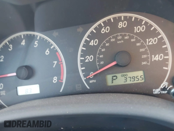 2010 Toyota Corolla with VIN JTDBU4EE4A9116209, listed as a IAAI auction lot 42578162 with 37,955 mi miles and . Bid and sale history available at DreamBid. Image 7.