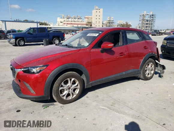 2016 Mazda CX-3 Touring with VIN JM1DKDC72G0133669, listed as a Copart auction lot 85026234 with Not Provided miles and Salvage Title. Bid and sale history available at carsss.com. Image 1.
