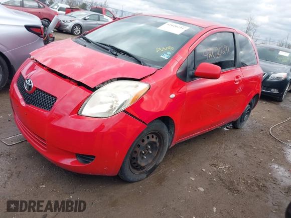 2007 Toyota Yaris with VIN JTDJT923275125859, listed as a IAAI auction lot 42020291 with 179,949 mi miles. Bid and sale history available at carsss.com. Image 19.