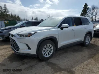 2024 Toyota Grand Highlander Hybrid XLE with VIN 5TDACAB50RS029602, listed as a Copart auction lot 50195175 with 2,034 mi miles and Clean Title. Bid and sale history available at carsss.com. Image 1.