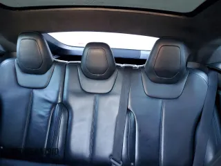 2015 Tesla Model S 85D with VIN 5YJSA1S29FF084680, listed as a Copart auction lot 51488045 with 116,690 mi miles and Salvage Title. Bid and sale history available at carsss.com. Image 10.