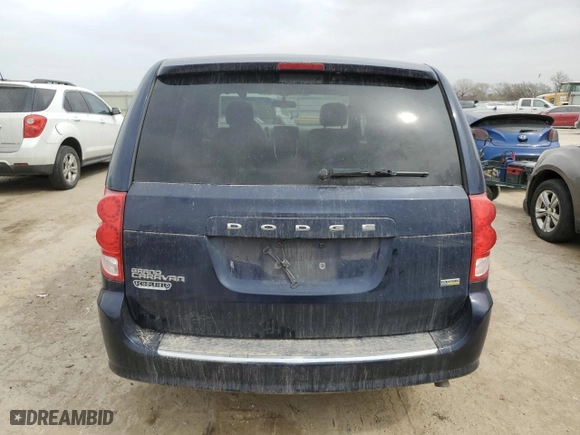 2016 Dodge Grand Caravan SE with VIN 2C4RDGBG4GR114498, listed as a Copart auction lot 49646355 with 38,751 mi miles and Salvage Title. Bid and sale history available at carsss.com. Image 6.