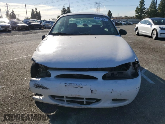 1997 Ford Escort LX with VIN 1FALP13PXVW380014, listed as a Copart auction lot 86107594 with 145,491 mi miles and Salvage Title. Bid and sale history available at carsss.com. Image 5.