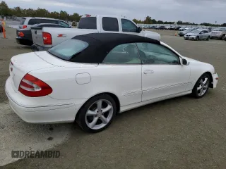 2005 Mercedes-Benz CLK 320 with VIN WDBTK65G95T044664, listed as a Copart auction lot 76533454 with 127,431 mi miles and Salvage Title. Bid and sale history available at DreamBid. Image 3.