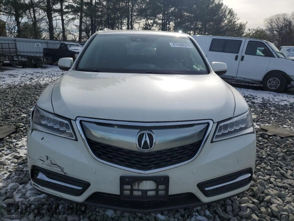 2016 Acura MDX w/Advance with VIN 5FRYD4H97GB043228, listed as a Copart auction lot 87448574 with 71,018 mi miles and Salvage Title. Bid and sale history available at carsss.com. Image 5.