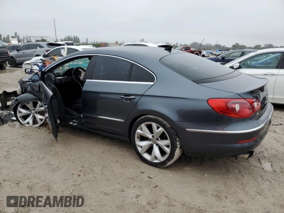 2012 Volkswagen CC Lux Limited with VIN WVWHN7AN3CE529280, listed as a Copart auction lot 41783765 with 306,411 mi miles and Salvage Title. Bid and sale history available at carsss.com. Image 2.