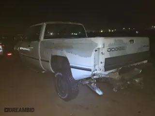 1996 Dodge Ram 1500 with VIN 3B7HF13Y7TG127854, listed as a Copart auction lot 83703544 with 197,430 mi miles and Salvage Title. Bid and sale history available at carsss.com. Image 2.