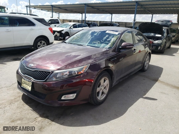 2014 Kia Optima LX with VIN 5XXGM4A77EG337888, listed as a Copart auction lot 60533632 with 86,740 mi miles and Salvage Title. Bid and sale history available at carsss.com. Image 2.