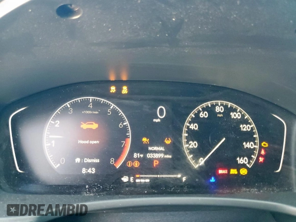 2023 Honda Civic Sport with VIN 2HGFE2F57PH511027, listed as a Copart auction lot 62703695 with 33,899 mi miles and Salvage title. Bid and sale history available at DreamBid. Image 9.