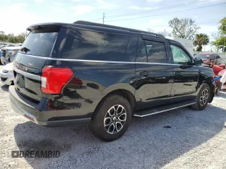2022 Ford Expedition Max XLT z VIN 1FMJK1JT3NEA27230, wystawiony jako Copart lot #64072565 z przebiegiem 83 346 mil mil oraz Czysty tytuł • Clean title. Historia ofert i sprzedaży dostępna na DreamBid. Obrazek 3.