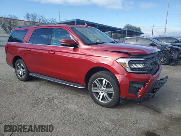 2022 Ford Expedition Max XLT with VIN 1FMJK1HTXNEA37002, listed as a Copart auction lot 49003075 with 20,773 mi miles and Salvage title. Bid and sale history available at DreamBid. Image 4.