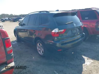 2007 BMW X3 3.0si with VIN WBXPC93487WF24308, listed as a IAAI auction lot 41462964 with 166,579 mi miles. Bid and sale history available at carsss.com. Image 3.