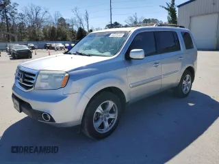 2013 Honda Pilot EX-L with VIN 5FNYF3H55DB010257, listed as a Copart auction lot 47375155 with 244,586 mi miles and Salvage Title. Bid and sale history available at DreamBid. Image 1.