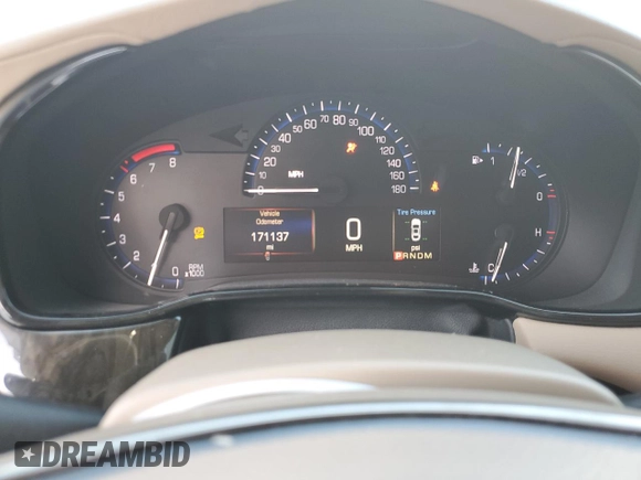 2016 Cadillac CTS V-Sport RWD with VIN 1G6AU5S89G0172954, listed as a Copart auction lot 46909125 with 171,137 mi miles and Salvage Title. Bid and sale history available at DreamBid. Image 9.