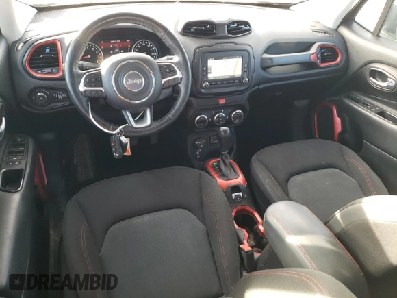 2016 Jeep Renegade Trailhawk with VIN ZACCJBCT3GPD31008, listed as a Copart auction lot 48907925 with 95,155 mi miles and Salvage title. Bid and sale history available at DreamBid. Image 8.
