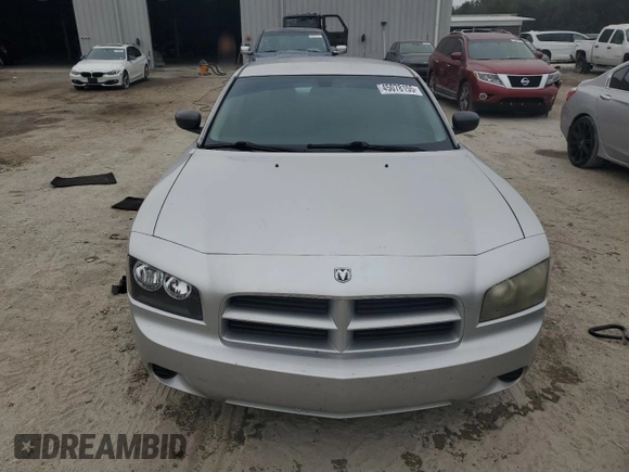 2007 Dodge Charger with VIN 2B3KA43R27H672429, listed as a Copart auction lot 45078155 with 165,145 mi miles and Salvage Title. Bid and sale history available at DreamBid. Image 5.