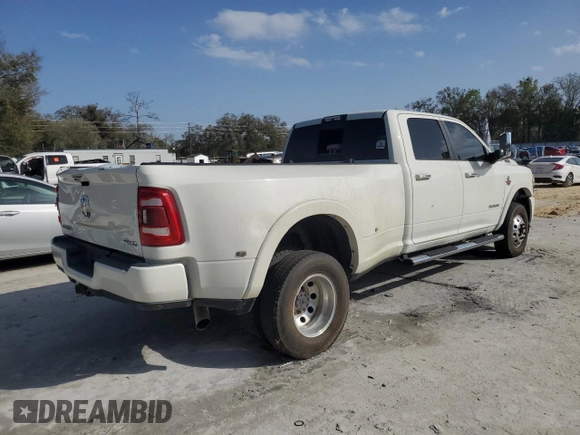 2020 Ram 3500 Laramie with VIN 3C63RRJL9LG233088, listed as a Copart auction lot 48007145 with 228,234 mi miles and Salvage Title. Bid and sale history available at carsss.com. Image 3.