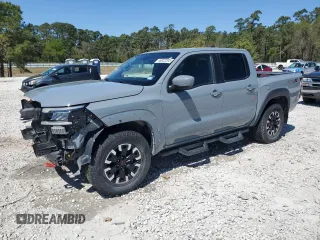 2023 Nissan Frontier SV with VIN 1N6ED1EJ0PN614476, listed as a Copart auction lot 48922295 with 45,480 mi miles and Clean title. Bid and sale history available at DreamBid. Image 1.
