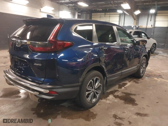 2020 Honda CR-V EX-L with VIN 5J6RW2H86LL021914, listed as a IAAI auction lot 41833001 with 32,433 mi miles. Bid and sale history available at carsss.com. Image 4.