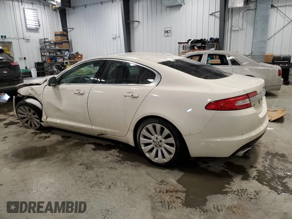 2009 Jaguar XF with VIN SAJXA06B69HR25287, listed as a Copart auction lot 42179625 with 222,124 mi miles and Salvage Title. Bid and sale history available at DreamBid. Image 2.