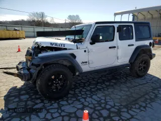 2020 Jeep Wrangler Unlimited Willys with VIN 1C4HJXDN4LW169762, listed as a Copart auction lot 48365065 with 34,823 mi miles and Salvage title. Bid and sale history available at DreamBid. Image 1.