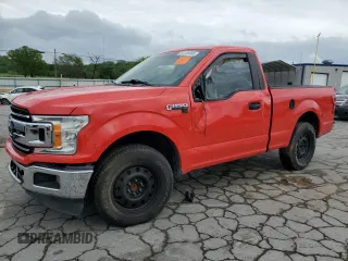 2018 Ford F-150 XL z VIN 1FTMF1CBXJKC16351, wystawiony jako Copart lot #54138485 z przebiegiem Nie podano mil oraz Szkoda całkowita • Salvage title. Historia ofert i sprzedaży dostępna na DreamBid. Obrazek 1.