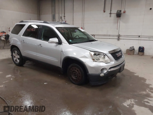 2011 GMC Acadia SLT1 with VIN 1GKKVRED3BJ411906, listed as a IAAI auction lot 41139873 with 197,267 mi miles. Bid and sale history available at carsss.com. Image 1.