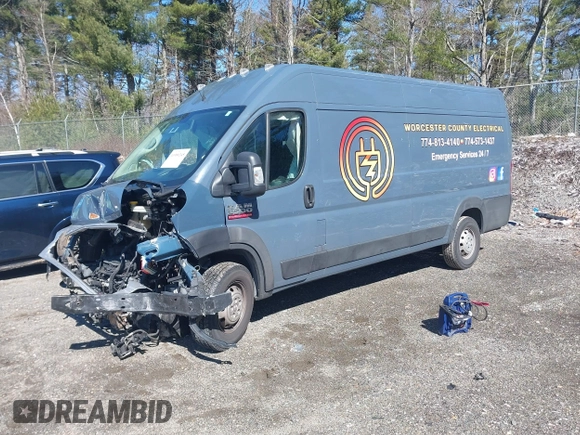 2019 Ram ProMaster Cargo with VIN 3C6URVJG2KE548728, listed as a IAAI auction lot 41989245 with 66,446 mi miles. Bid and sale history available at carsss.com. Image 18.