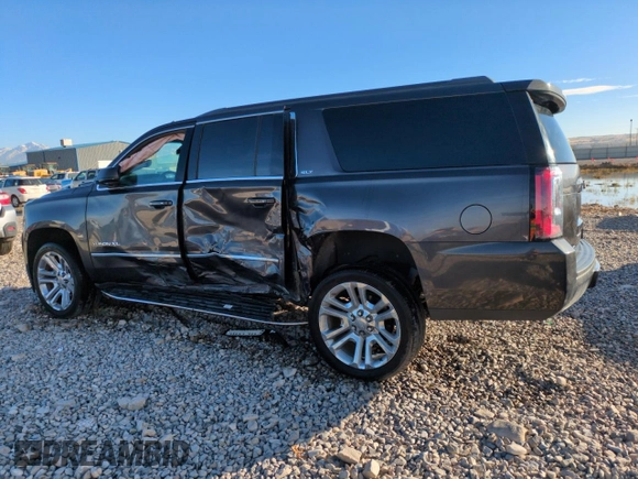 2018 GMC Yukon XL SLT with VIN 1GKS2GKC1JR105652, listed as a Copart auction lot 81405944 with 134,747 mi miles and Salvage Title. Bid and sale history available at carsss.com. Image 2.