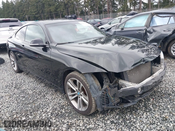 2014 BMW 4 Series 428i with VIN WBA3N3C50EK230489, listed as a IAAI auction lot 41613944 with 86,553 mi miles and . Bid and sale history available at DreamBid. Image 1.