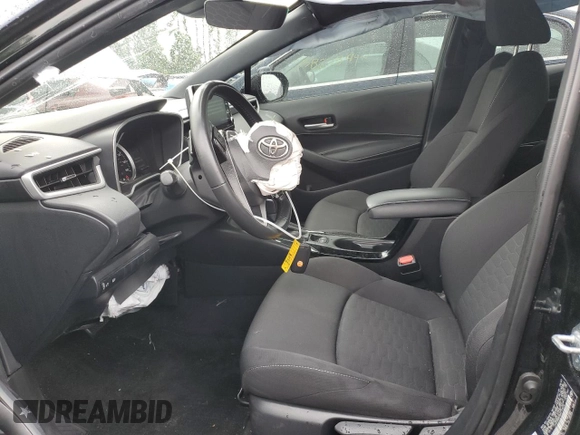 2021 Toyota Corolla Hatchback SE with VIN JTND4MBE8M3110672, listed as a Copart auction lot 64166344 with 50,325 mi miles and Salvage Title. Bid and sale history available at carsss.com. Image 7.
