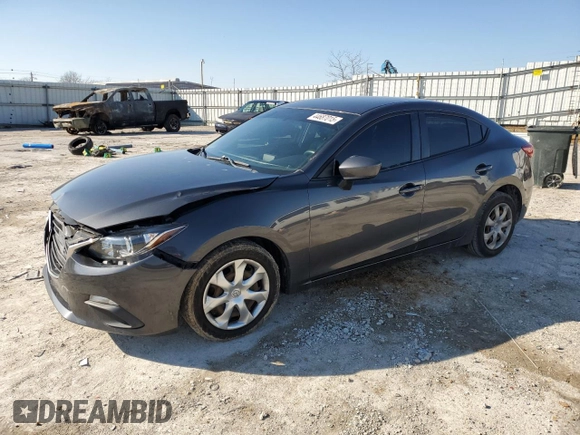 2014 Mazda 3 i Sport with VIN JM1BM1U75E1121862, listed as a Copart auction lot 44687015 with 194,473 mi miles and Salvage Title. Bid and sale history available at DreamBid. Image 1.
