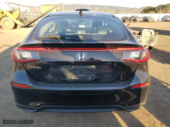 2022 Honda Civic Hatchback EX-L with VIN 19XFL1H77NE018874, listed as a Copart auction lot 88126625 with 26,817 mi miles and Salvage Title. Bid and sale history available at carsss.com. Image 6.