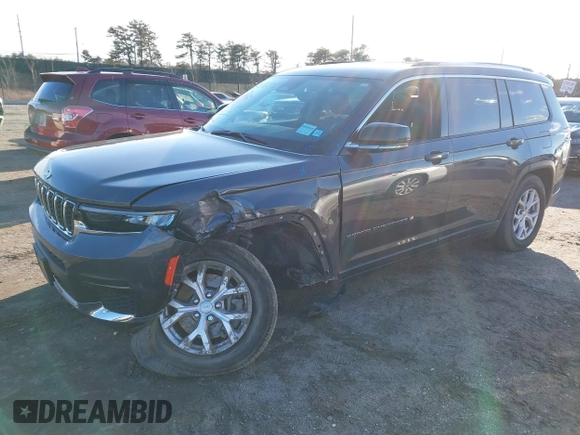 2021 Jeep Grand Cherokee Limited with VIN 1C4RJKBG6M8142905, listed as a IAAI auction lot 41576851 with 44,884 mi miles and . Bid and sale history available at DreamBid. Image 2.