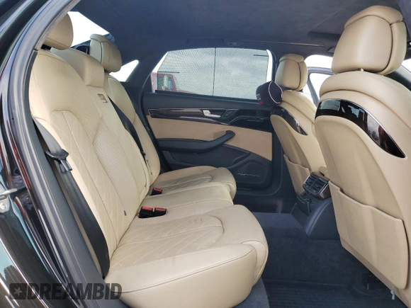 2014 Audi A8 3.0L TDI with VIN WAURMAFD1EN003301, listed as a Copart auction lot 85085354 with 155,429 mi miles and Salvage title. Bid and sale history available at DreamBid. Image 10.