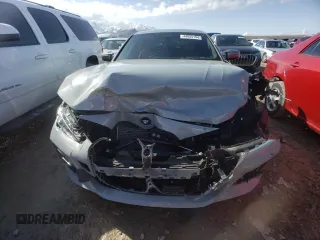2023 BMW i4 M50 with VIN WBY33AW05PFR07737, listed as a Copart auction lot 44055154 with 9,252 mi miles and Salvage Title. Bid and sale history available at carsss.com. Image 5.