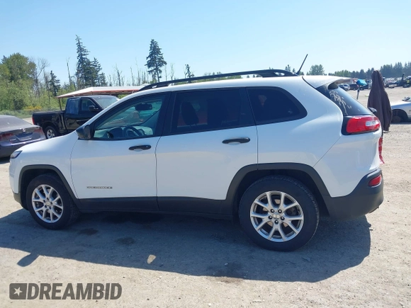 2016 Jeep Cherokee Altitude with VIN 1C4PJLABXGW189373, listed as a IAAI auction lot 42174854 with 153,052 mi miles and . Bid and sale history available at DreamBid. Image 14.