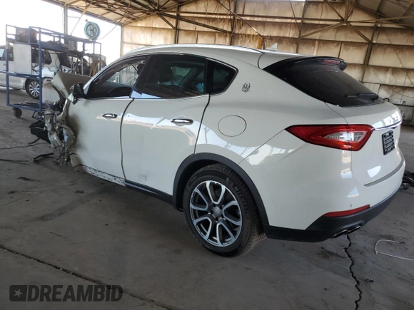 2017 Maserati Levante S z VIN ZN661YUA2HX242914, wystawiony jako Copart lot #44312295 z przebiegiem Nie podano mil oraz Szkoda całkowita • Salvage title. Historia ofert i sprzedaży dostępna na DreamBid. Obrazek 2.