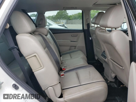2012 Mazda CX-9 Touring with VIN JM3TB3CV3C0336043, listed as a Copart auction lot 59914335 with 106,595 mi miles and Salvage title. Bid and sale history available at DreamBid. Image 11.
