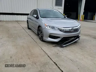 2016 Honda Accord Sport with VIN 1HGCR2F52GA055847, listed as a Copart auction lot 58598835 with 128,928 mi miles and Salvage title. Bid and sale history available at DreamBid. Image 13.