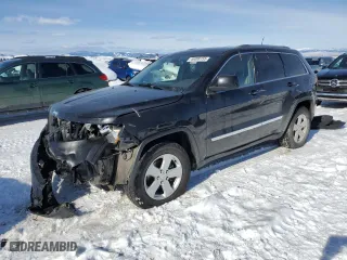 2011 Jeep Grand Cherokee Laredo with VIN 1J4RR4GG6BC544442, listed as a Copart auction lot 46089155 with 219,956 mi miles and Salvage Title. Bid and sale history available at carsss.com. Image 1.