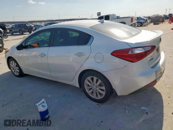2014 Kia Forte EX with VIN KNAFX4A84E5090987, listed as a Copart auction lot 54062045 with 153,340 mi miles and Clean Title. Bid and sale history available at carsss.com. Image 2.