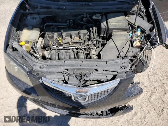 2008 Mazda 3 i Sport with VIN JM1BK32F181100281, listed as a Copart auction lot 50006605 with 134,554 mi miles and Salvage Title. Bid and sale history available at DreamBid. Image 12.