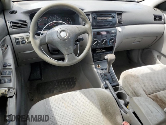 2005 Toyota Corolla CE with VIN 1NXBR32E35Z480961, listed as a Copart auction lot 54972245 with 195,307 mi miles and Clean Title. Bid and sale history available at DreamBid. Image 8.