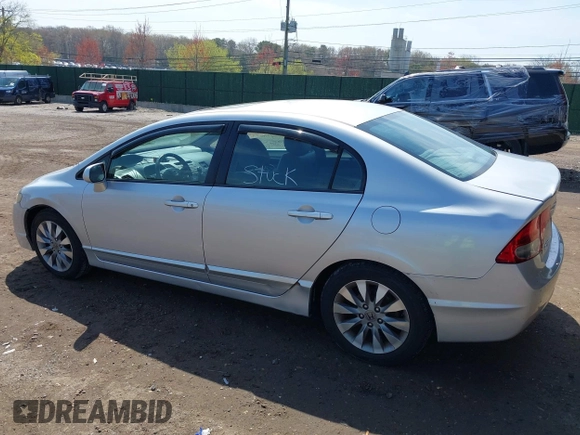 2011 Honda Civic EX-L with VIN 2HGFA1F96BH504524, listed as a IAAI auction lot 42091146 with 92,670 mi miles and . Bid and sale history available at DreamBid. Image 3.